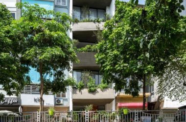 BIM建筑|错动“跳舞”的空中花园:越南联排住宅-BIM建筑网