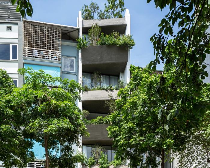 BIM建筑|错动“跳舞”的空中花园:越南联排住宅 BIM建筑|错动“跳舞”的空中花园:越南联排住宅
