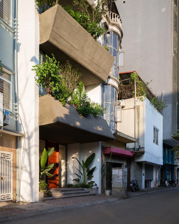 BIM建筑|错动“跳舞”的空中花园:越南联排住宅 BIM建筑|错动“跳舞”的空中花园:越南联排住宅