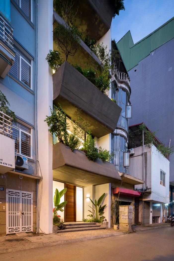BIM建筑|错动“跳舞”的空中花园:越南联排住宅 BIM建筑|错动“跳舞”的空中花园:越南联排住宅
