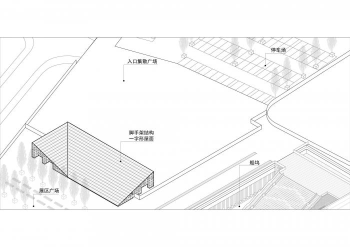 BIM建筑|2019上海城市空间艺术季主展场入口安检棚 / 同济原作设计工作室 BIM建筑|2019上海城市空间艺术季主展场入口安检棚 / 同济原作设计工作室