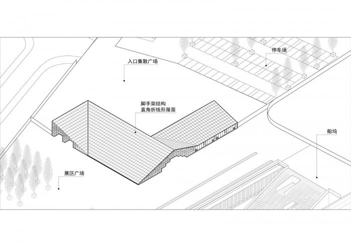 BIM建筑|2019上海城市空间艺术季主展场入口安检棚 / 同济原作设计工作室 BIM建筑|2019上海城市空间艺术季主展场入口安检棚 / 同济原作设计工作室