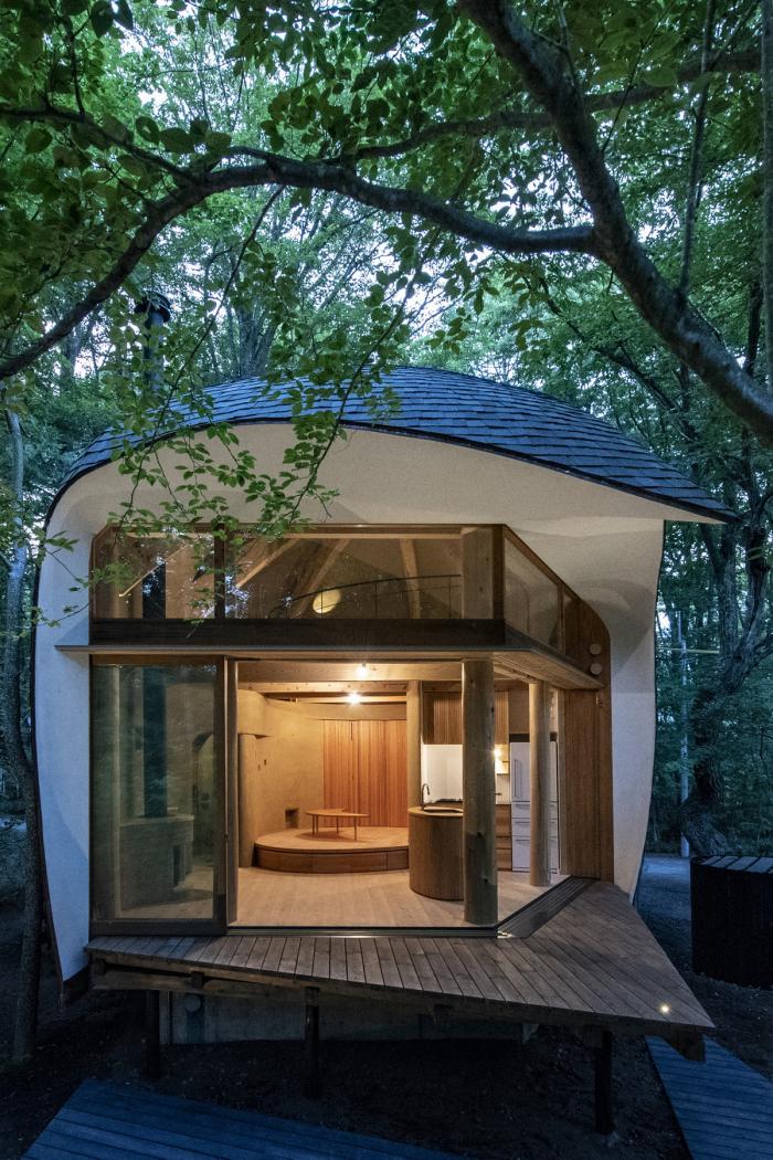 BIM建筑|可爱俏皮,森林中的壳型土屋 BIM建筑|可爱俏皮,森林中的壳型土屋