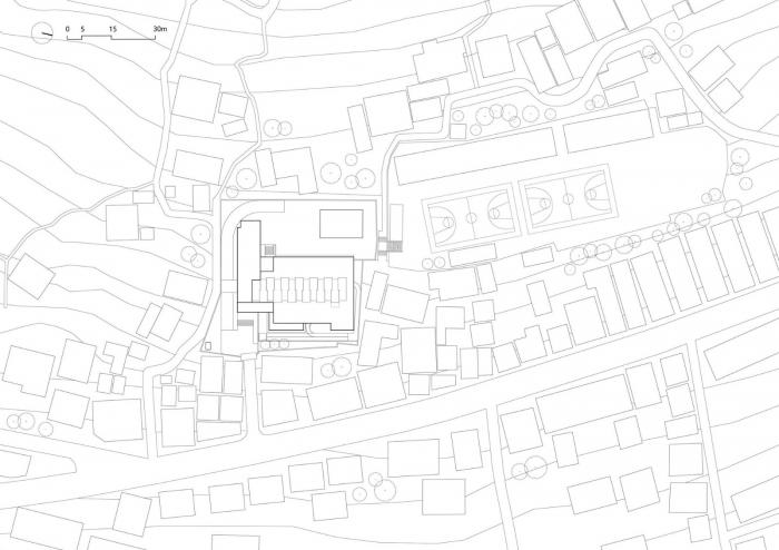 BIM建筑|地形关系的表达:乌斯河镇中心幼儿园 / 东意建筑 BIM建筑|地形关系的表达:乌斯河镇中心幼儿园 / 东意建筑