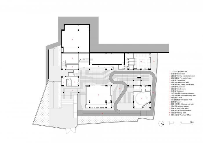 BIM建筑|地形关系的表达:乌斯河镇中心幼儿园 / 东意建筑 BIM建筑|地形关系的表达:乌斯河镇中心幼儿园 / 东意建筑