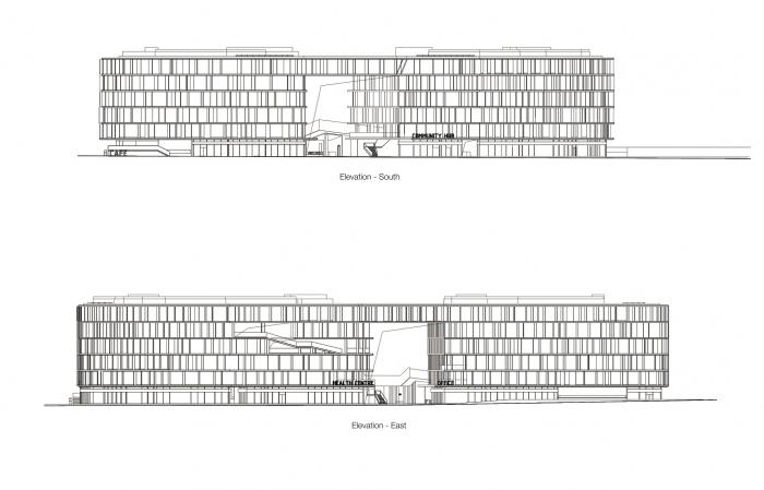 BIM建筑|自由演绎的围合式庭院:南京浦口文化中心 / BAU建筑与城市设计事务所 BIM建筑|自由演绎的围合式庭院:南京浦口文化中心 / BAU建筑与城市设计事务所