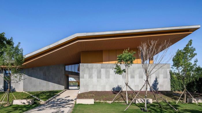 BIM建筑|大地之痕:七色山矿坑花园游客中心 / UUA建筑师事务所 BIM建筑|大地之痕:七色山矿坑花园游客中心 / UUA建筑师事务所