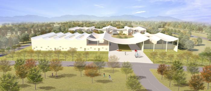 BIM建筑|捷克 LOŠBATES 小学设计竞标方案:延续 - 渗透 - 共享 / 平时建筑事务所 BIM建筑|捷克 LOŠBATES 小学设计竞标方案:延续 - 渗透 - 共享 / 平时建筑事务所