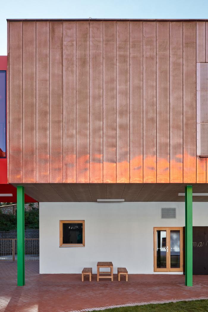 BIM建筑|童话书中的儿童城堡:Vřesovice小学扩建 BIM建筑|童话书中的儿童城堡:Vřesovice小学扩建