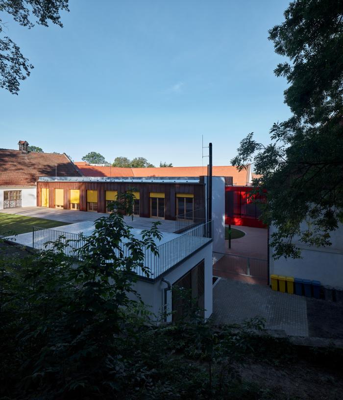 BIM建筑|童话书中的儿童城堡:Vřesovice小学扩建 BIM建筑|童话书中的儿童城堡:Vřesovice小学扩建