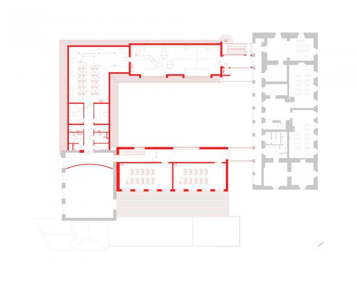 BIM建筑|童话书中的儿童城堡:Vřesovice小学扩建 BIM建筑|童话书中的儿童城堡:Vřesovice小学扩建