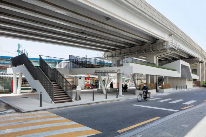 BIM建筑|首尔露台广场,高架桥下的再生空间 BIM建筑|首尔露台广场,高架桥下的再生空间