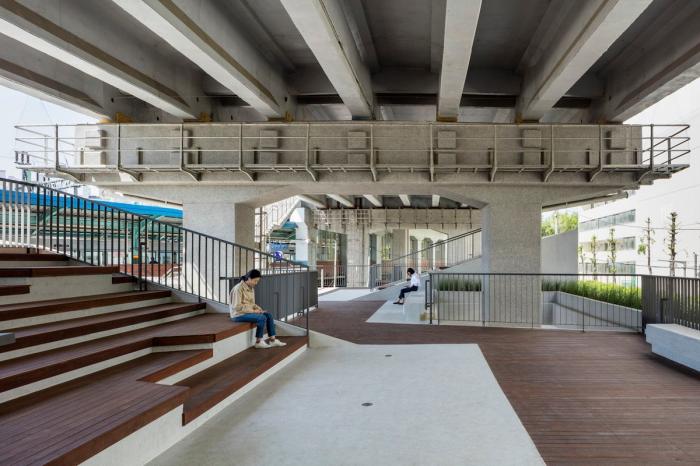 BIM建筑|首尔露台广场,高架桥下的再生空间 BIM建筑|首尔露台广场,高架桥下的再生空间