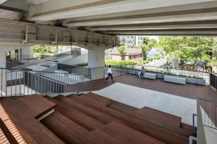 BIM建筑|首尔露台广场,高架桥下的再生空间 BIM建筑|首尔露台广场,高架桥下的再生空间