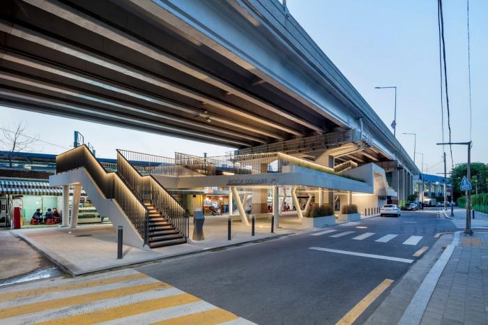 BIM建筑|首尔露台广场,高架桥下的再生空间 BIM建筑|首尔露台广场,高架桥下的再生空间