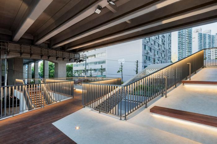 BIM建筑|首尔露台广场,高架桥下的再生空间 BIM建筑|首尔露台广场,高架桥下的再生空间