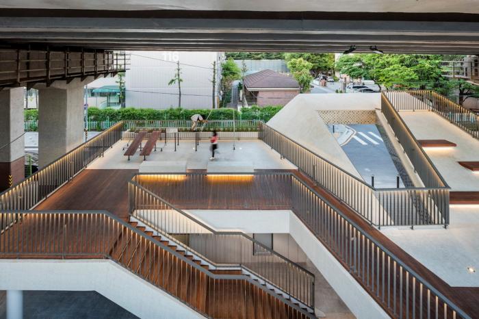 BIM建筑|首尔露台广场,高架桥下的再生空间 BIM建筑|首尔露台广场,高架桥下的再生空间