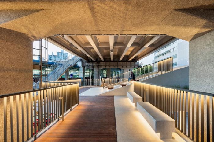 BIM建筑|首尔露台广场,高架桥下的再生空间 BIM建筑|首尔露台广场,高架桥下的再生空间