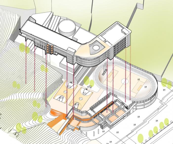 BIM建筑|校园再生,半山半校:云南玉溪生态实验小学 / 思序设计 BIM建筑|校园再生,半山半校:云南玉溪生态实验小学 / 思序设计