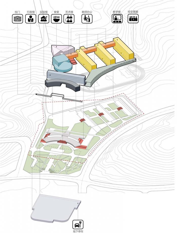BIM建筑|立体“院落”空间:云南师范大学实验中学 / 清华大学建筑设计院 + 清华大学建筑学院 BIM建筑|立体“院落”空间:云南师范大学实验中学 / 清华大学建筑设计院 + 清华大学建筑学院