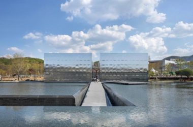 BIM建筑|天空与水编织一体,硬质金属折射出未来感:“Mon Amour” 文化空间-BIM建筑网