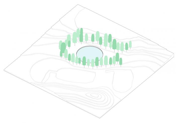 BIM建筑|美国桑迪胡克永久性纪念空间竞标方案:我所看着的世界 / 平时建筑事务所 BIM建筑|美国桑迪胡克永久性纪念空间竞标方案:我所看着的世界 / 平时建筑事务所