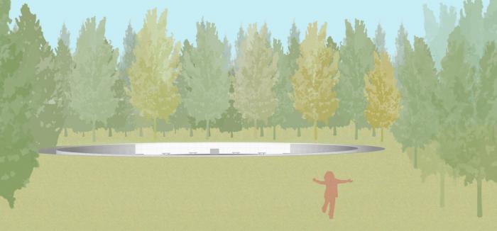 BIM建筑|美国桑迪胡克永久性纪念空间竞标方案:我所看着的世界 / 平时建筑事务所 BIM建筑|美国桑迪胡克永久性纪念空间竞标方案:我所看着的世界 / 平时建筑事务所
