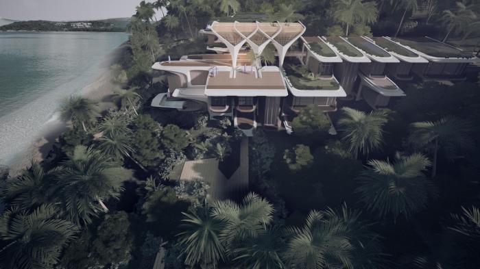 BIM建筑|扎哈事务所“罗阿坦岛住宅”方案,漂浮的丛林聚落 BIM建筑|扎哈事务所“罗阿坦岛住宅”方案,漂浮的丛林聚落