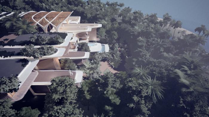 BIM建筑|扎哈事务所“罗阿坦岛住宅”方案,漂浮的丛林聚落 BIM建筑|扎哈事务所“罗阿坦岛住宅”方案,漂浮的丛林聚落