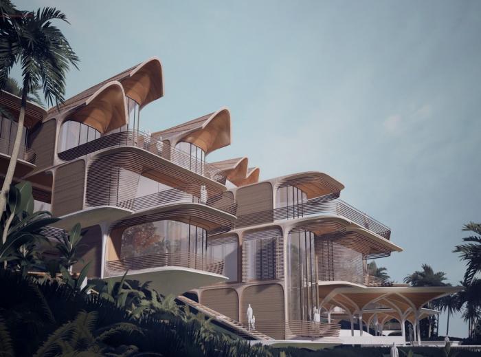 BIM建筑|扎哈事务所“罗阿坦岛住宅”方案,漂浮的丛林聚落 BIM建筑|扎哈事务所“罗阿坦岛住宅”方案,漂浮的丛林聚落