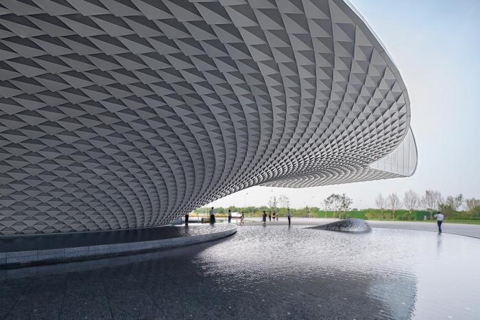BIM建筑|场域空间与艺术镜像:世茂 · 浪花艺术馆 / 北京日清建筑设计 BIM建筑|场域空间与艺术镜像:世茂 · 浪花艺术馆 / 北京日清建筑设计