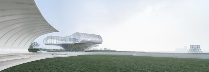 BIM建筑|场域空间与艺术镜像:世茂 · 浪花艺术馆 / 北京日清建筑设计 BIM建筑|场域空间与艺术镜像:世茂 · 浪花艺术馆 / 北京日清建筑设计