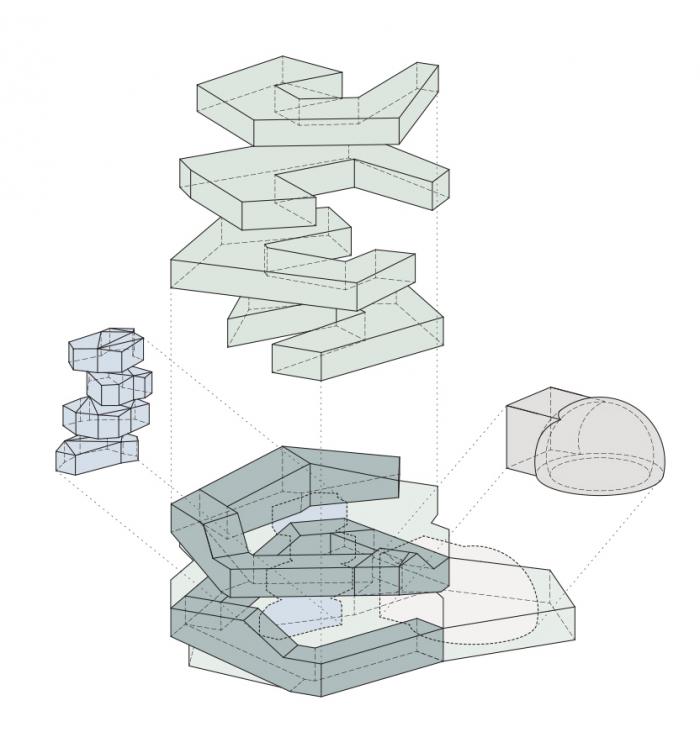 BIM建筑|海尔布隆科技馆,螺旋围合的马蹄形空间 BIM建筑|海尔布隆科技馆,螺旋围合的马蹄形空间