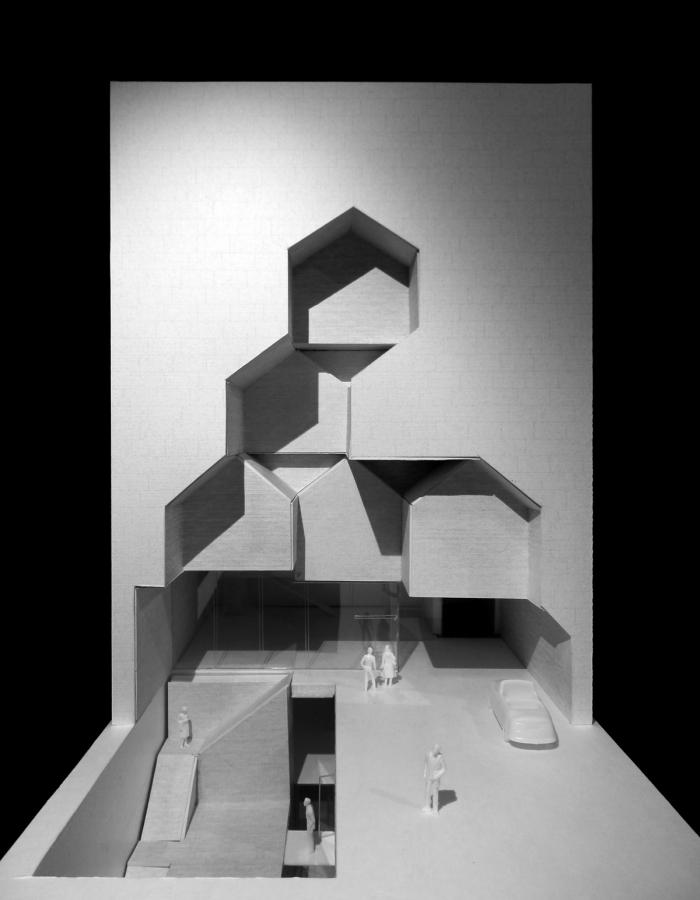 BIM建筑|村庄小房子堆砌于白色盒子中:韩国0914旗舰店 BIM建筑|村庄小房子堆砌于白色盒子中:韩国0914旗舰店