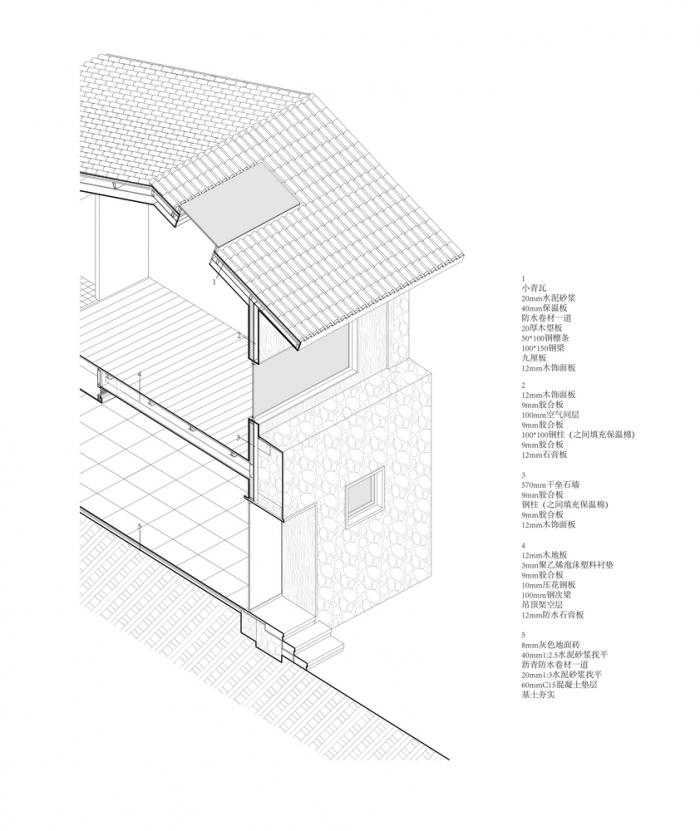 BIM建筑|百美村宿•拉毫石屋 / 原榀建筑事务所 BIM建筑|百美村宿•拉毫石屋 / 原榀建筑事务所