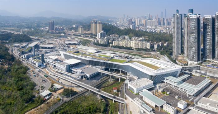 BIM建筑|深圳市莲塘口岸:国内首个“客、货一站式通关”口岸 / 华阳国际设计集团 BIM建筑|深圳市莲塘口岸:国内首个“客、货一站式通关”口岸 / 华阳国际设计集团