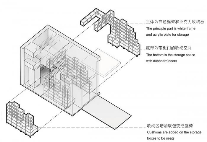 BIM建筑|集屿:日常9㎡ / 一乘建筑 BIM建筑|集屿:日常9㎡ / 一乘建筑