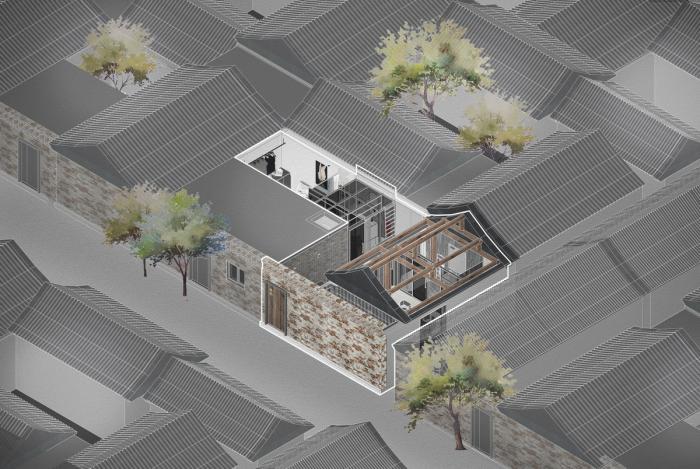 BIM建筑|胡同里的镜面院子 - 宝钞胡同隐院 / DAGA大观建筑 BIM建筑|胡同里的镜面院子 - 宝钞胡同隐院 / DAGA大观建筑