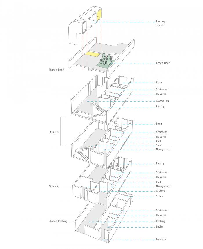 BIM建筑|一座纯粹的几何乌托邦:伊朗办公楼“Zamin” BIM建筑|一座纯粹的几何乌托邦:伊朗办公楼“Zamin”