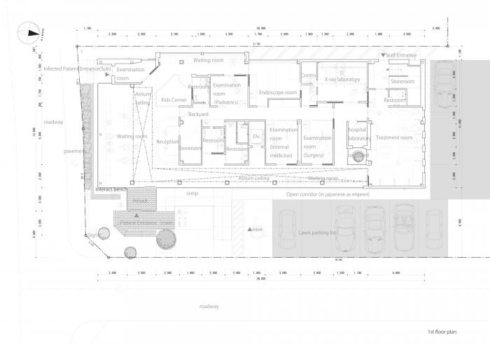 BIM建筑|温暖的透明度:名古屋外科诊所“Takenaka” / TSC Architects BIM建筑|温暖的透明度:名古屋外科诊所“Takenaka” / TSC Architects