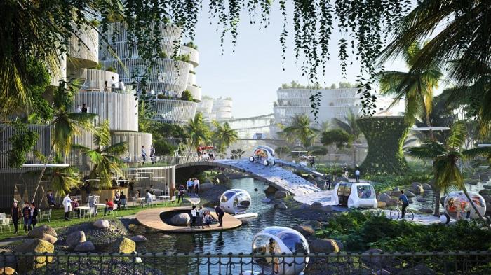 BIM建筑|BIG联手Hijjas和Ramboll为马来西亚槟城南岛打造生物多样性城市 BIM建筑|BIG联手Hijjas和Ramboll为马来西亚槟城南岛打造生物多样性城市