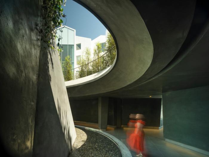 BIM建筑|MAD美国首个项目“比弗利山丘庭院”竣工,“山坡”上的小村庄 BIM建筑|MAD美国首个项目“比弗利山丘庭院”竣工,“山坡”上的小村庄