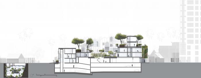 BIM建筑|MAD美国首个项目“比弗利山丘庭院”竣工,“山坡”上的小村庄 BIM建筑|MAD美国首个项目“比弗利山丘庭院”竣工,“山坡”上的小村庄