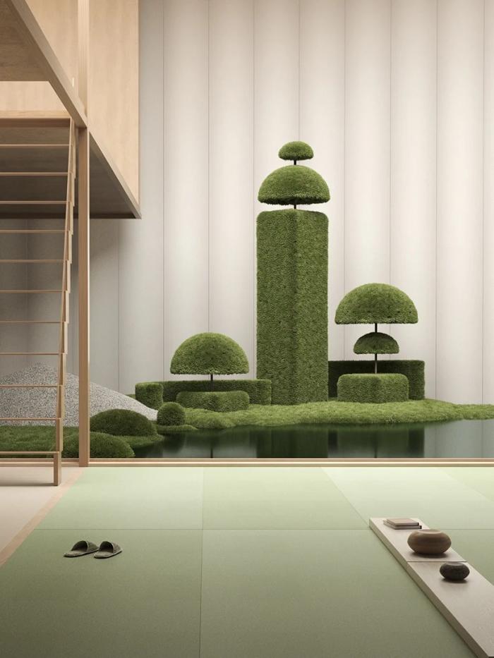 BIM建筑|Six N. Five构想的超现实主义日式花园场景 BIM建筑|Six N. Five构想的超现实主义日式花园场景