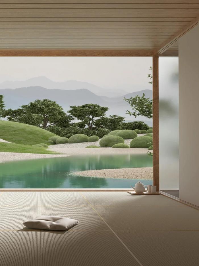 BIM建筑|Six N. Five构想的超现实主义日式花园场景 BIM建筑|Six N. Five构想的超现实主义日式花园场景