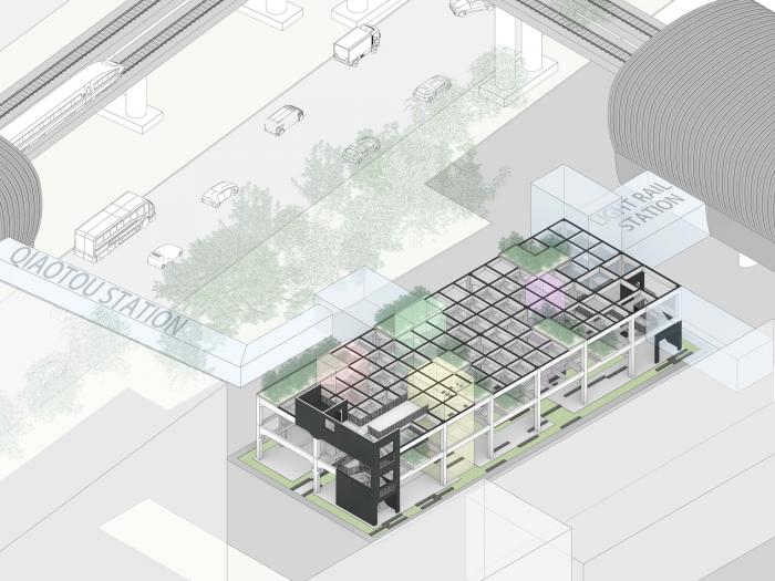 BIM建筑|桥头废墟花园 / 趣城工作室 BIM建筑|桥头废墟花园 / 趣城工作室