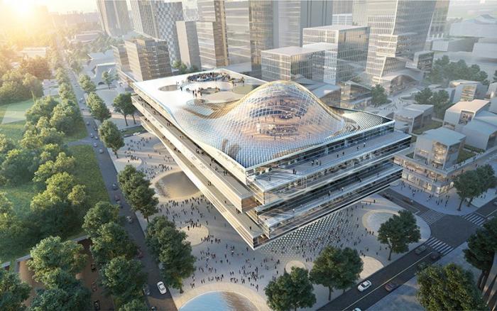 BIM建筑|中兴通讯深圳总部方案:“深圳潮” / 奥雷·舍人事务所 BIM建筑|中兴通讯深圳总部方案:“深圳潮” / 奥雷·舍人事务所