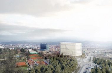 BIM建筑|飘在空间的白色“灯塔”:巴尼亚卢卡文化综合体 / Cosmos-BIM建筑网