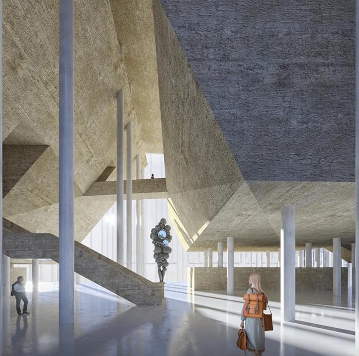 BIM建筑|飘在空间的白色“灯塔”:巴尼亚卢卡文化综合体 / Cosmos BIM建筑|飘在空间的白色“灯塔”:巴尼亚卢卡文化综合体 / Cosmos