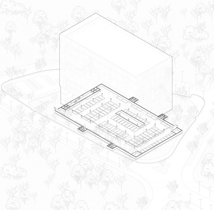 BIM建筑|飘在空间的白色“灯塔”:巴尼亚卢卡文化综合体 / Cosmos BIM建筑|飘在空间的白色“灯塔”:巴尼亚卢卡文化综合体 / Cosmos